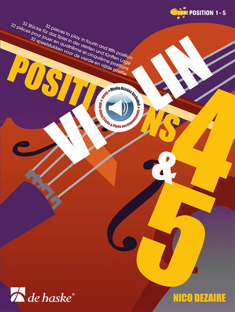 Dezaire Nico - Violin positions 4-5 +AO (32 pièces)
