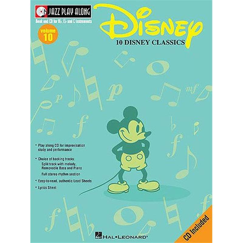 Disney - Jazz Play Along Vol.010 Disney Classics + Cd