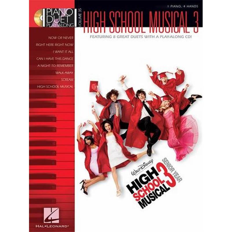 Disney - Piano Duet Play Along Vol.35 High School Musical 3 + Cd