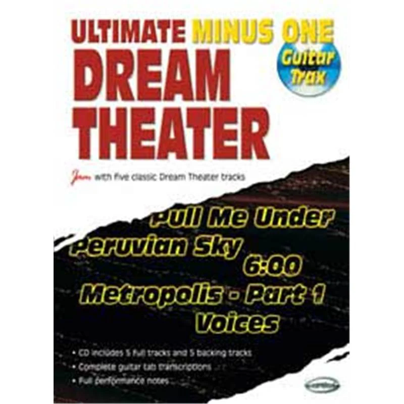 Dream Theater - Ultimate Minus One Vol.1 Guitar Trax + Cd