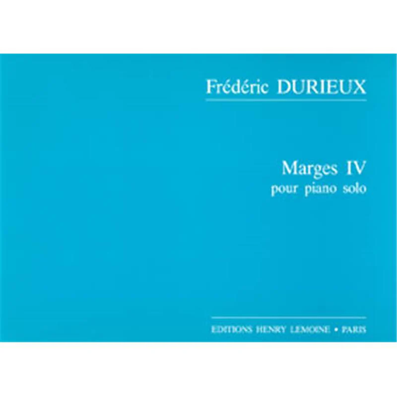 Durieux Frederic - Marges IV - Piano