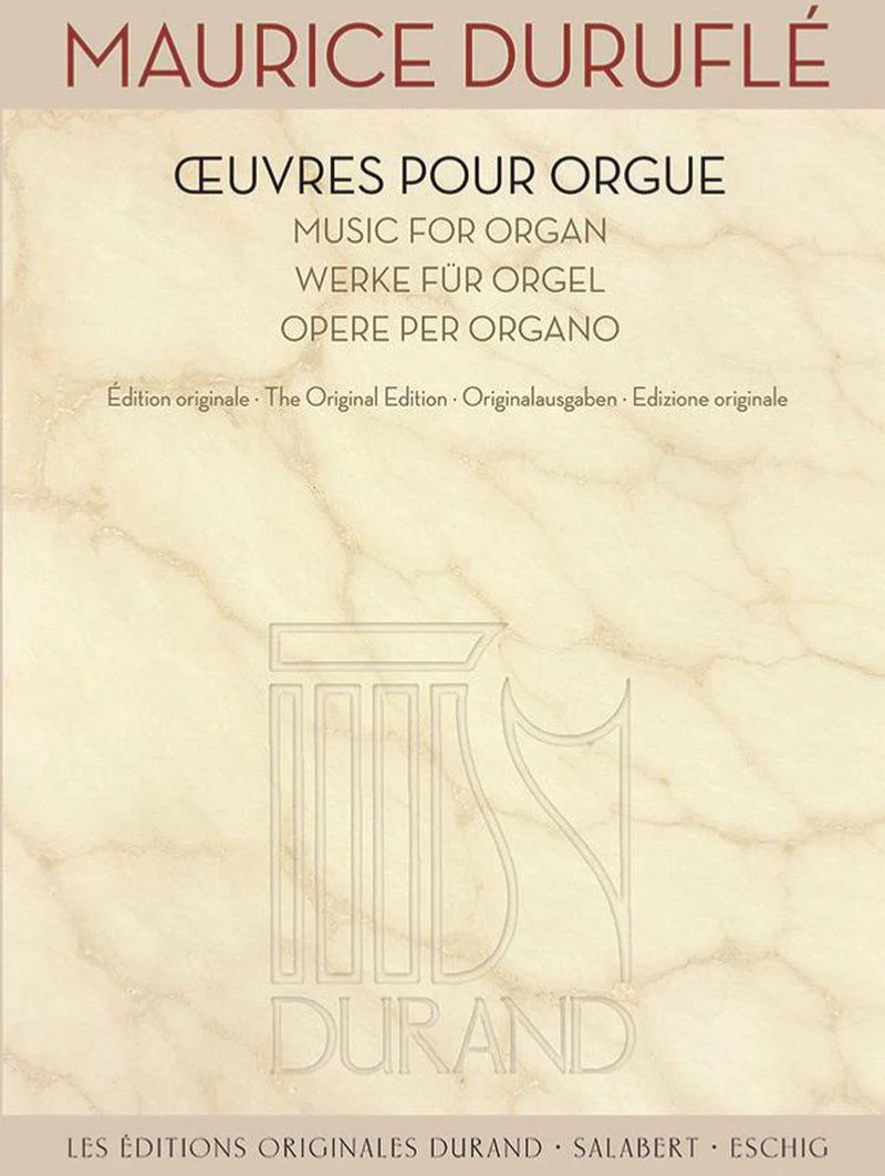 Durufle Maurice - Oeuvres pour Orgue