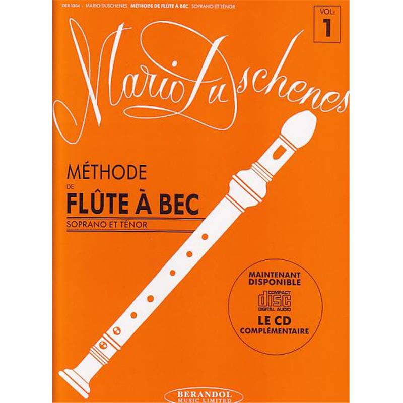 Duschenes Mario - Methode de Flute A Bec Soprano Vol.1 + Cd