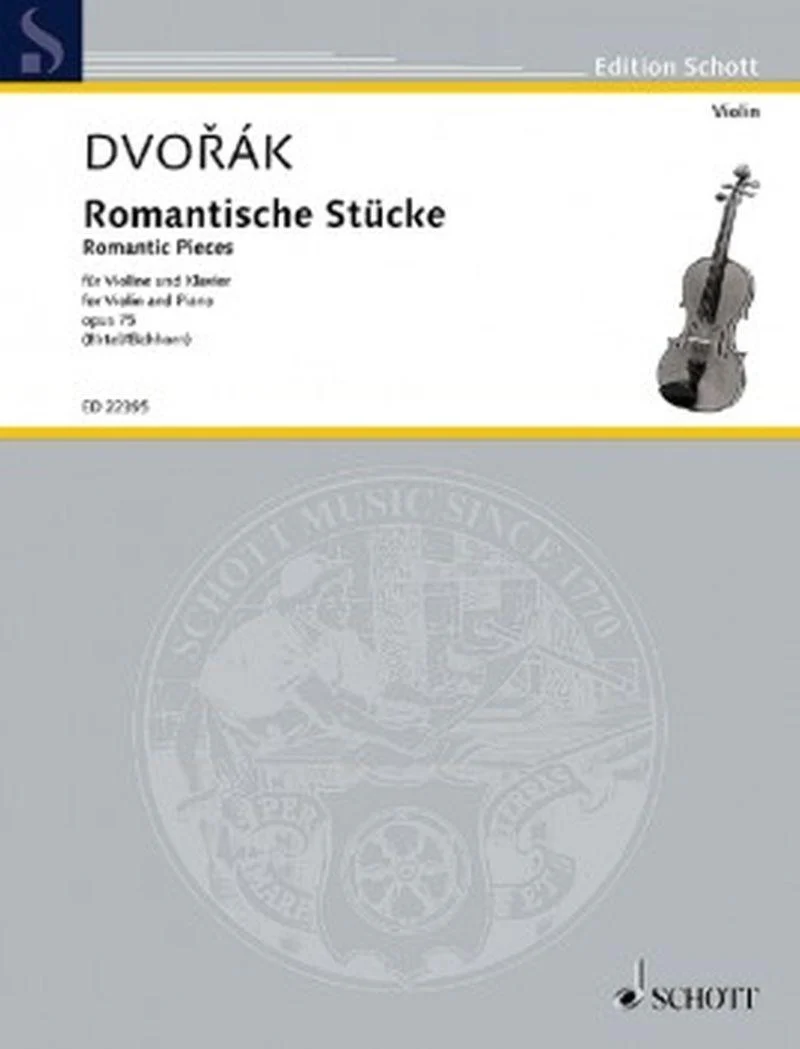 Dvorak Anton - Pieces Romantiques Opus 75 - Violon et Piano