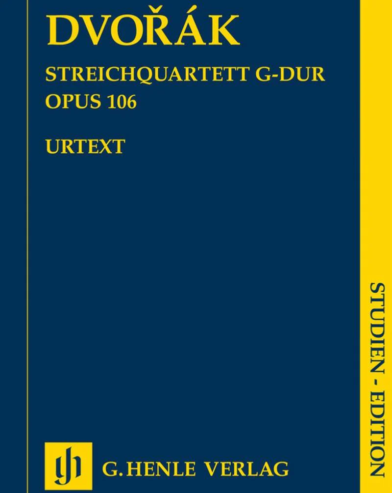 Dvorak Anton - Quatuor A Cordes Opus 106 en Sol Majeur - Conducteur de Poche