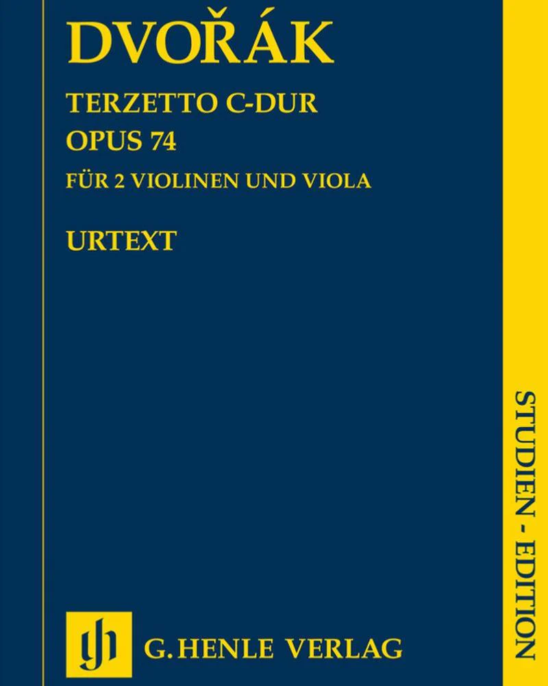 Dvorak Anton - Terzetto Opus 74 en Do Majeur - 2 Violons et Alto (conducteur de Poche)
