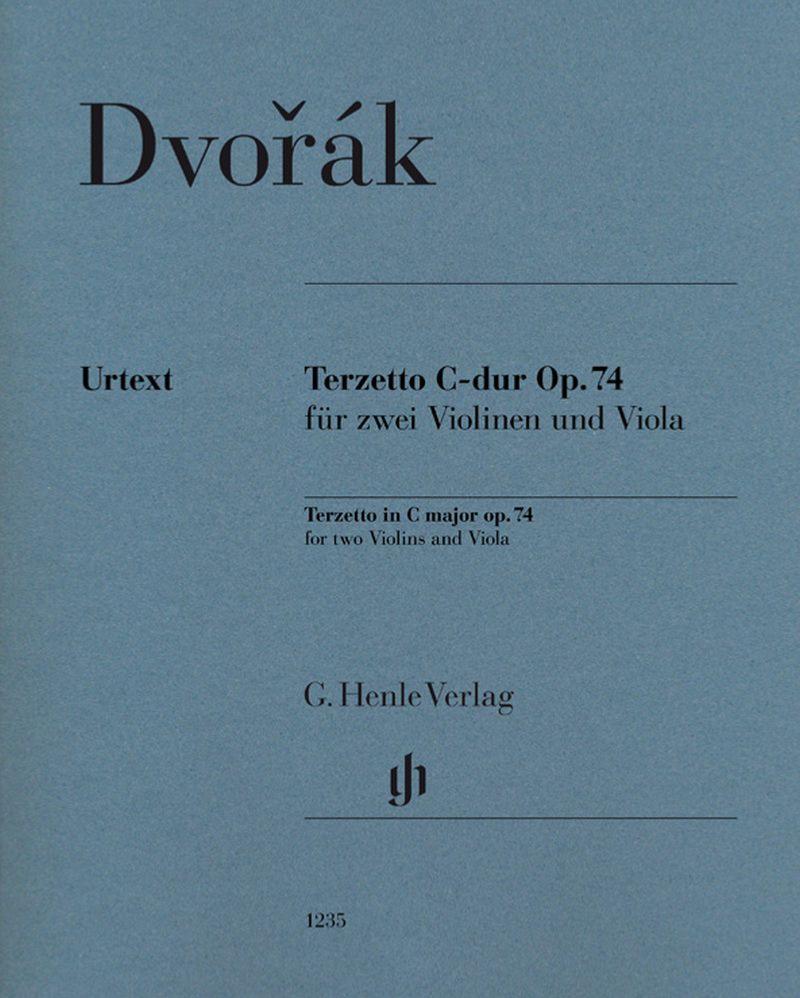 Dvorak Anton - Terzetto Opus 74 en Do Majeur - 2 Violons et Alto (parties Separees)