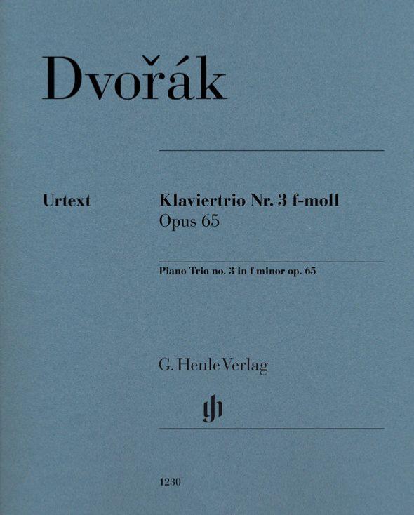 Dvorak Anton - Trio Cordes et Piano No3 Op.65  en Fa Mineur - Conducteur et Parties Separees
