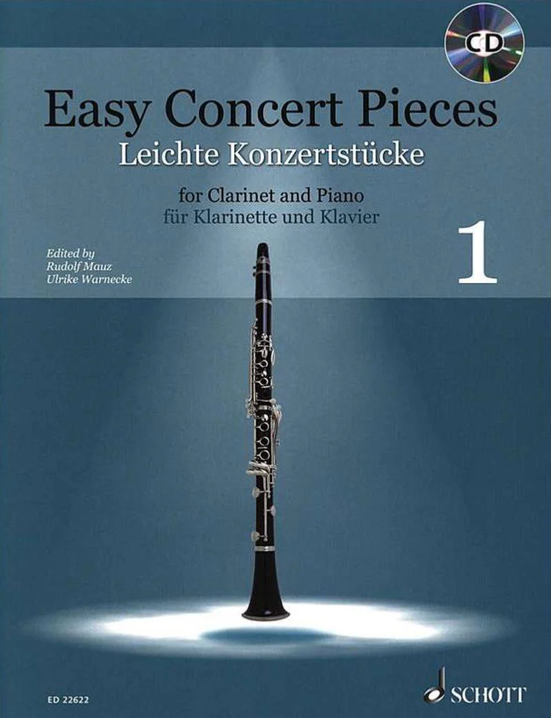 Easy Concert Pieces Vol.1 accès audio - Clarinette Sib et Piano