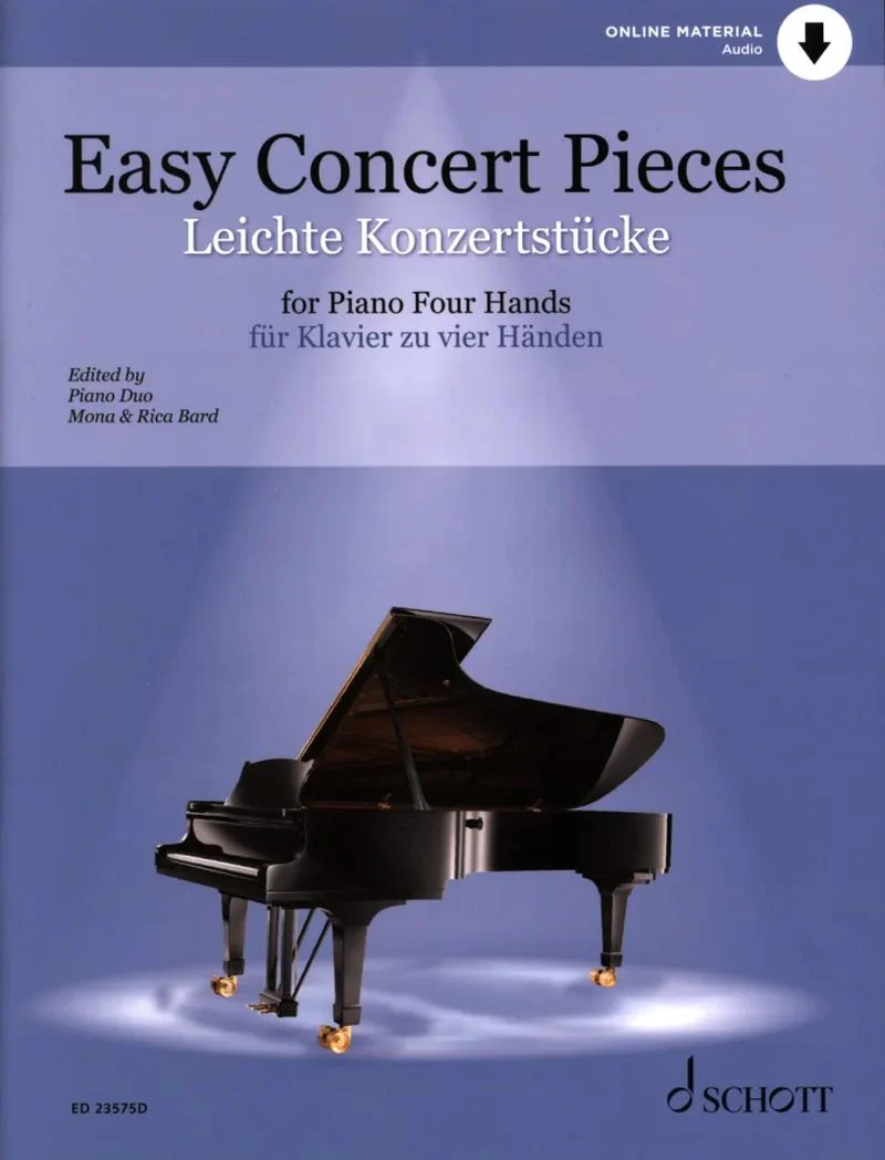 Easy Concert Pieces Vol.1 +AO - Piano 4 mains