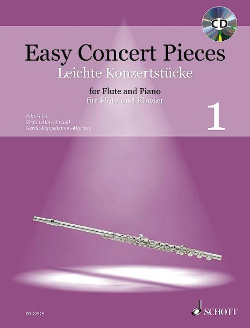 Easy Concert Pieces Vol.1 +cd - Flute Traversiere et Piano
