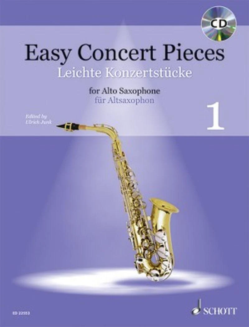 Easy Concert Pieces Vol.1 +cd - Saxophone Mib et Piano