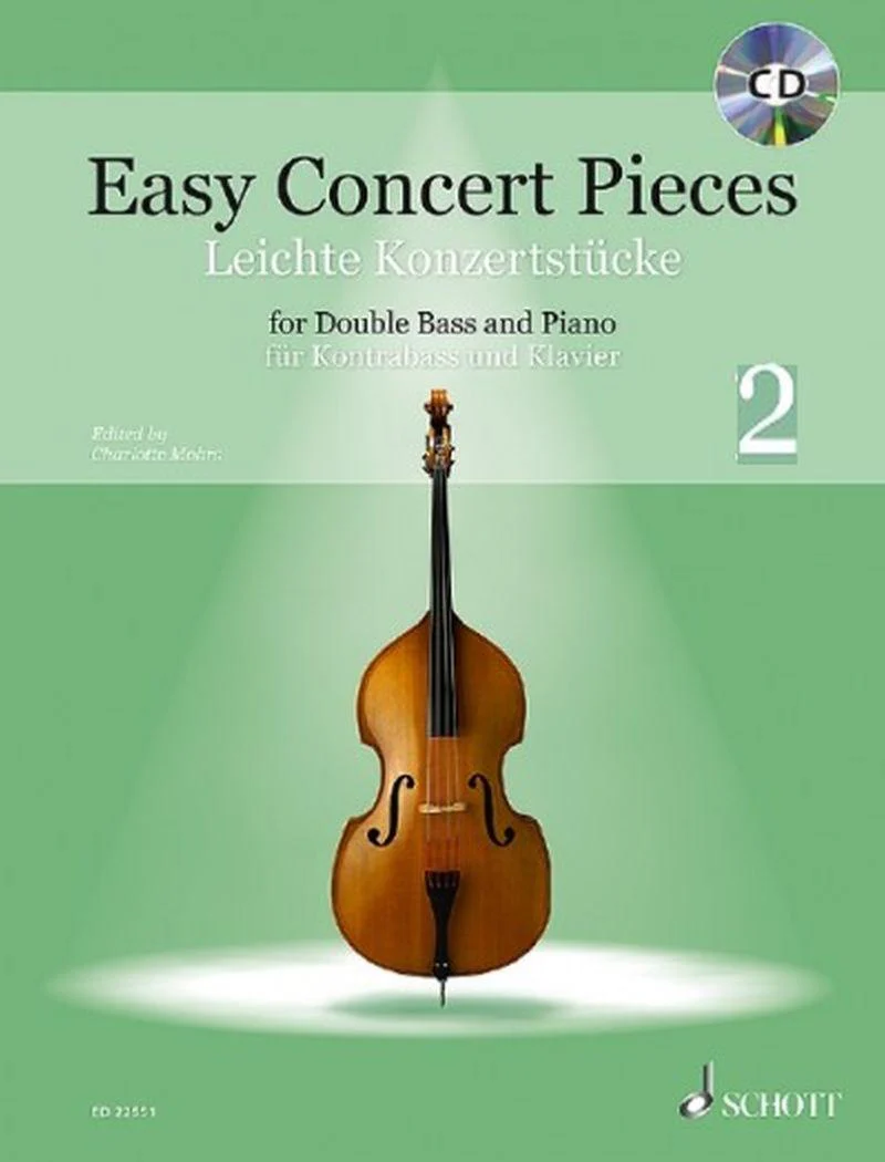 Easy Concert Pieces Vol.2 +cd - Contrebasse et Piano