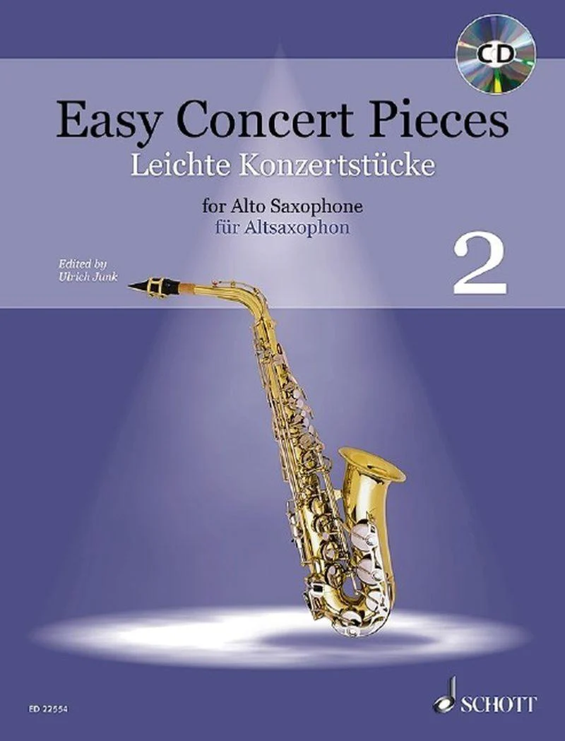 Easy Concert Pieces Vol.2 +cd - Saxophone Mib et Piano