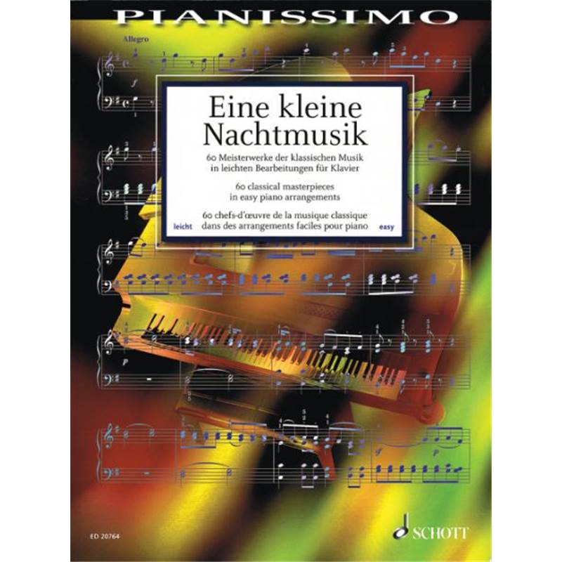 Eine Kleine Nachtmusik (60 Pieces Classiques Celebres pour Niveaux Debutants) -  Piano