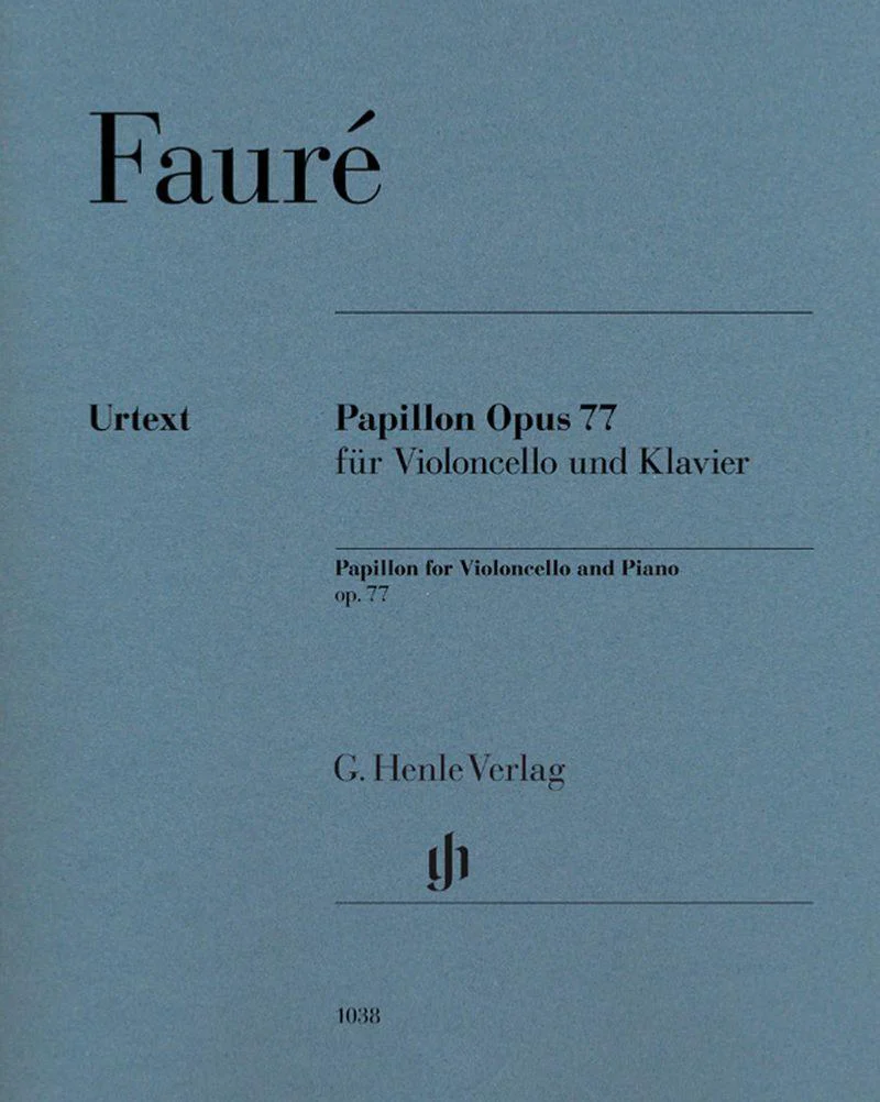 Faure Gabriel - Papillon Opus 77 - Violoncelle et Piano