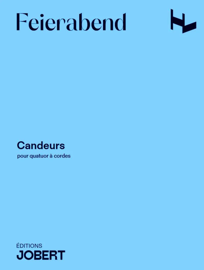 Feierabend Tobias - Candeurs pour quatuor à cordes - Conducteur et parties séparées
