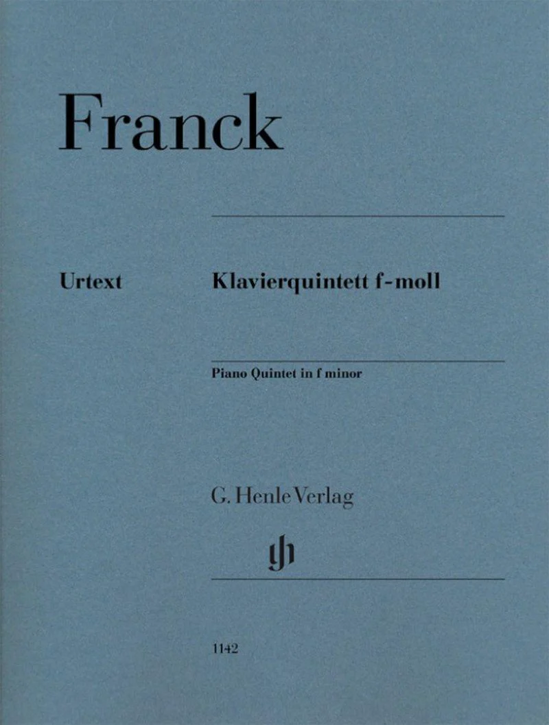 Franck Cesar - Quintette pour Cordes et Piano en Fa Mineur --- Conducteur et Parties Separees