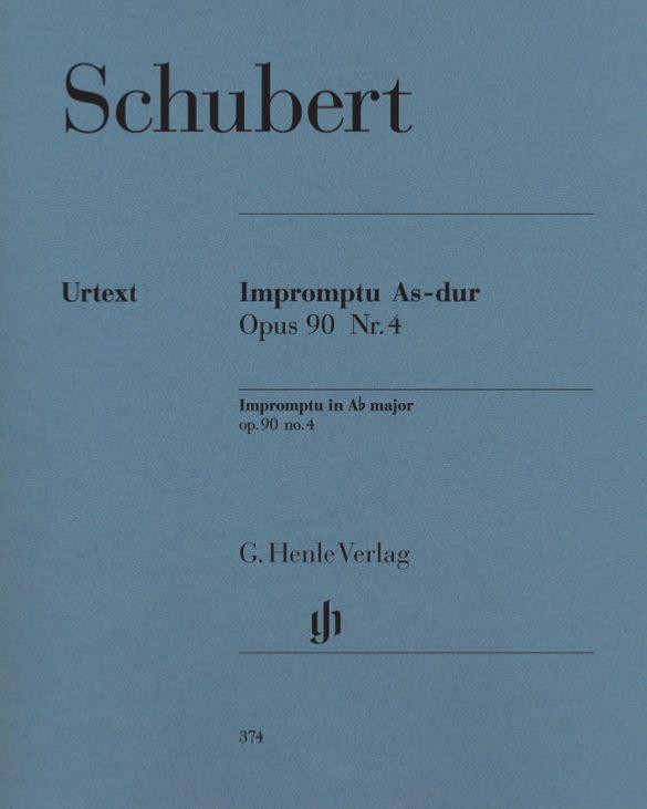 Franz Schubert - Impromptu Op.90/4 D 899 en Lab Majeur - Piano