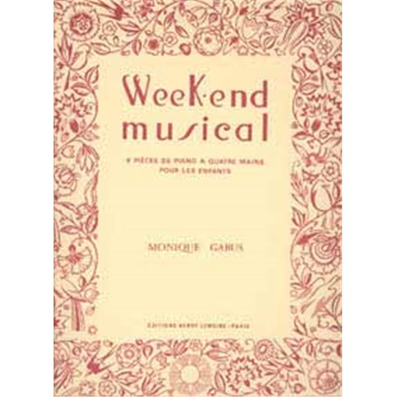 Gabus Monique - Week-end Musical - Piano A 4 Mains