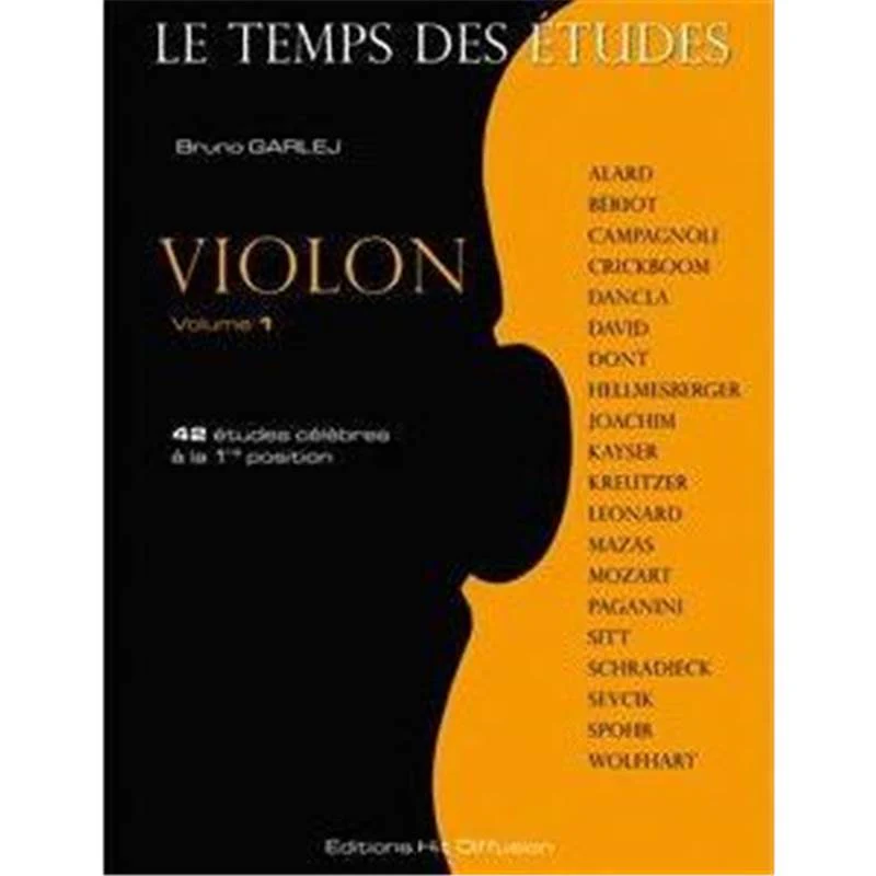 Garlej Bruno - le Temps des Etudes Violon Vol.1