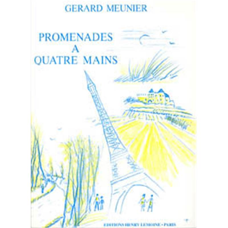 Gerard Meunier - Promenades A Quatre Mains - Piano A 4 Mains