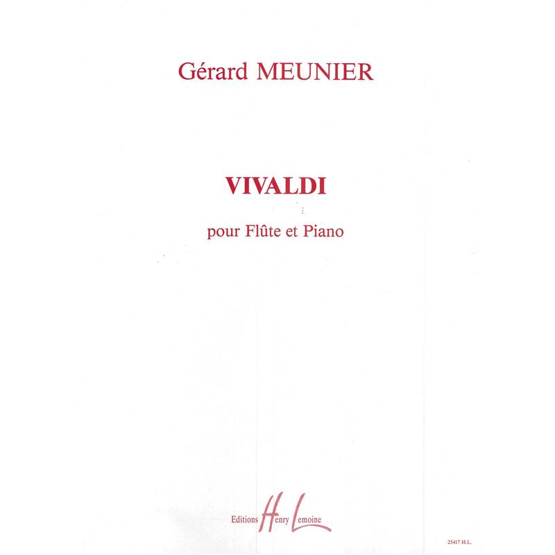 Gerard Meunier - Vivaldi - Flute et Piano