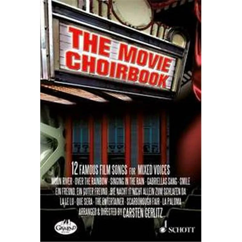 Gerlitz Carsten - The Movie Choirbook Chant(satb) Musiques de Films Chant(satb)