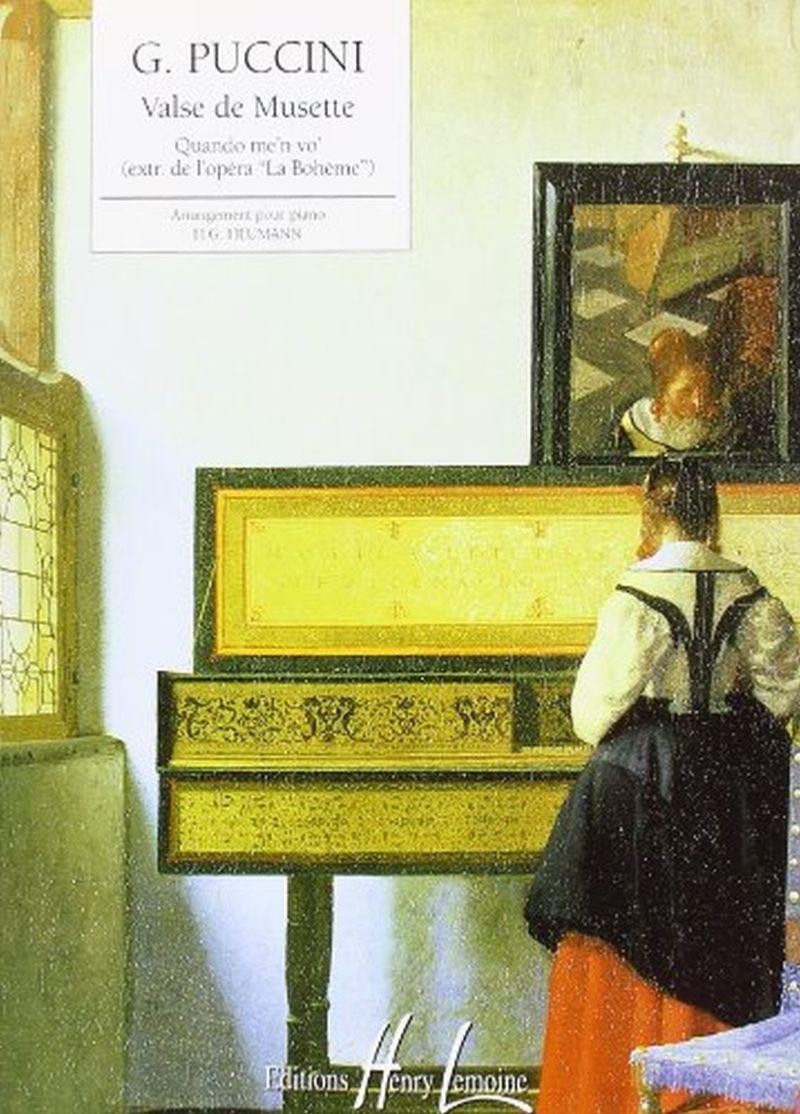 Giacomo Puccini - la Boheme : Valse de Musette - Piano