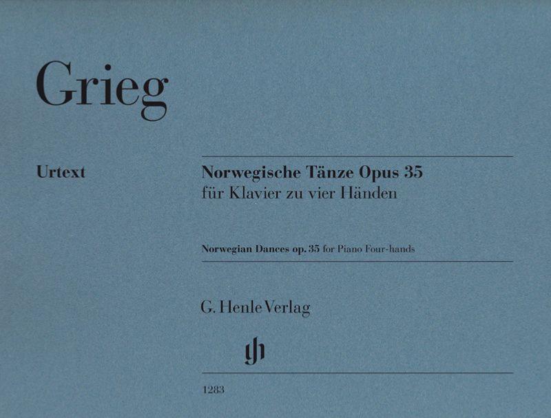 Grieg Edvard - Danses Norvegiennes Opus 35 - Piano A 4 Mains