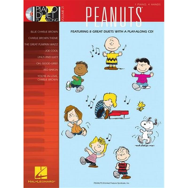 Guaraldi Vince - Piano Duet Play Along Vol.21 Peanuts + Cd