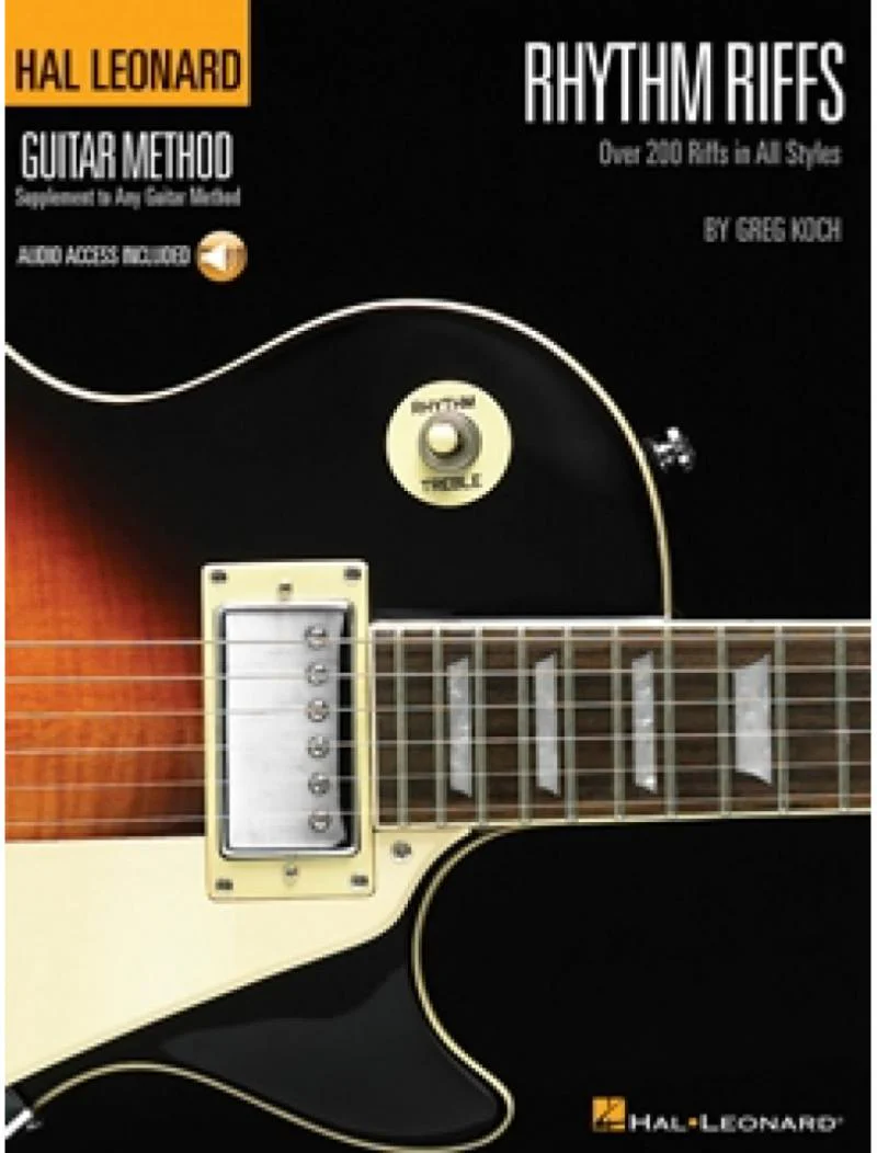 Hal Leonard - Guitar Method Rhythm Riffs avec Ao