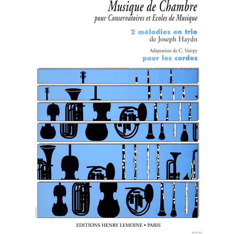 Haydn Joseph - Melodies en Trio (2) - Trio A Cordes (conducteur et Parties)