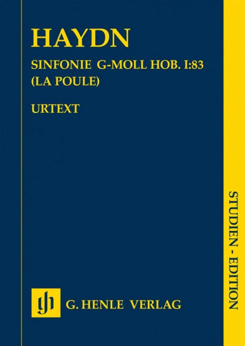 Haydn Joseph - Symphonie Hob.1:83 en Sol Mineur (la Poule) - Conducteur de Poche