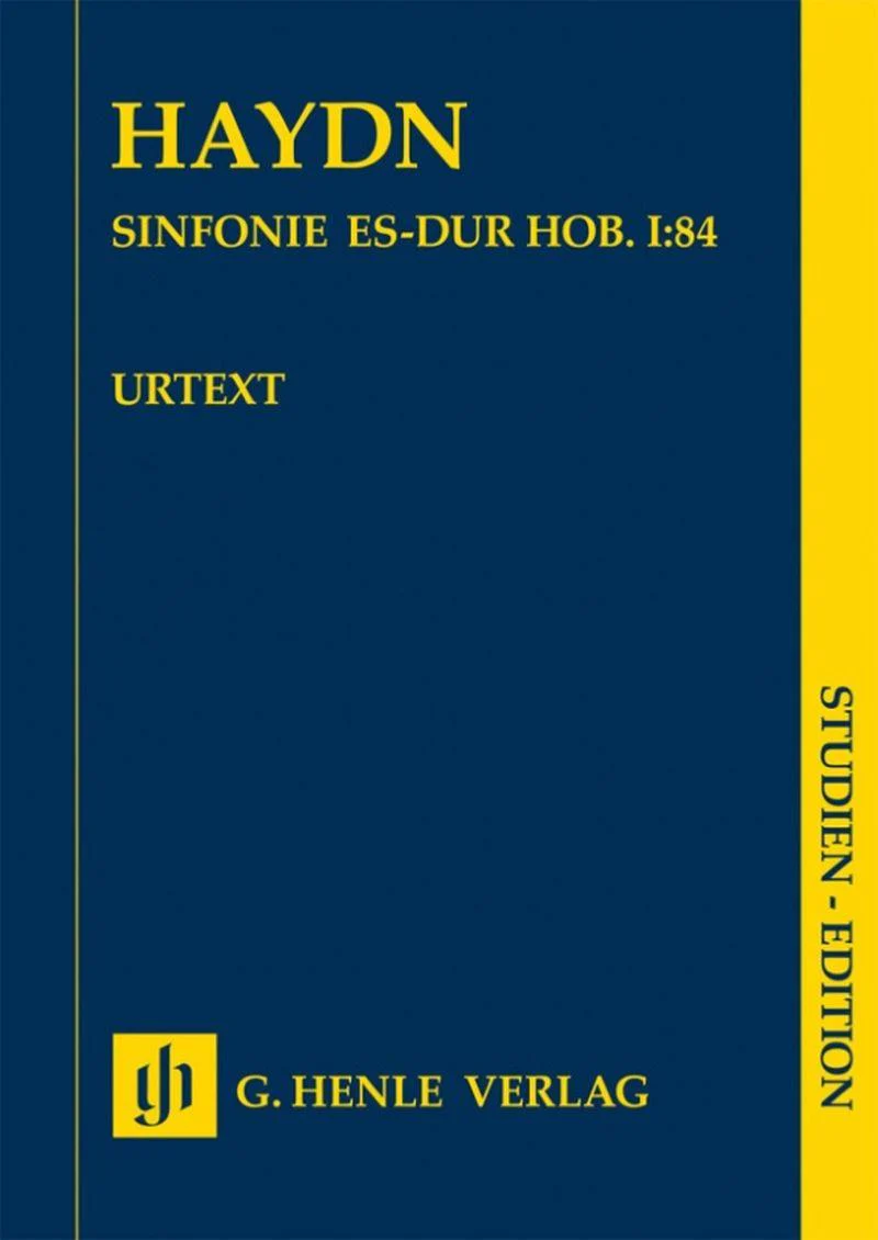 Haydn Joseph - Symphonie Hob.1:84 en Mib Majeur - Conducteur de Poche