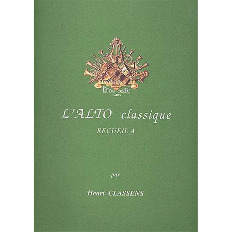 Henri Classens - L'alto Classique Vol.a - Alto et Piano