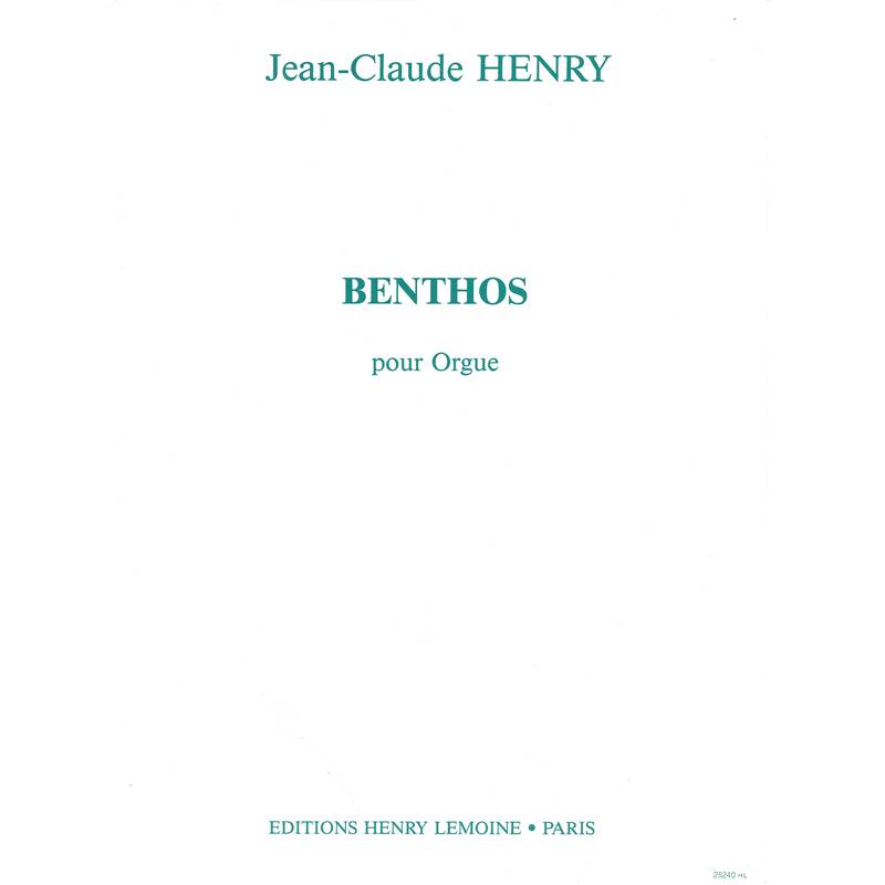 Henry Jean-claude - Benthos - Orgue