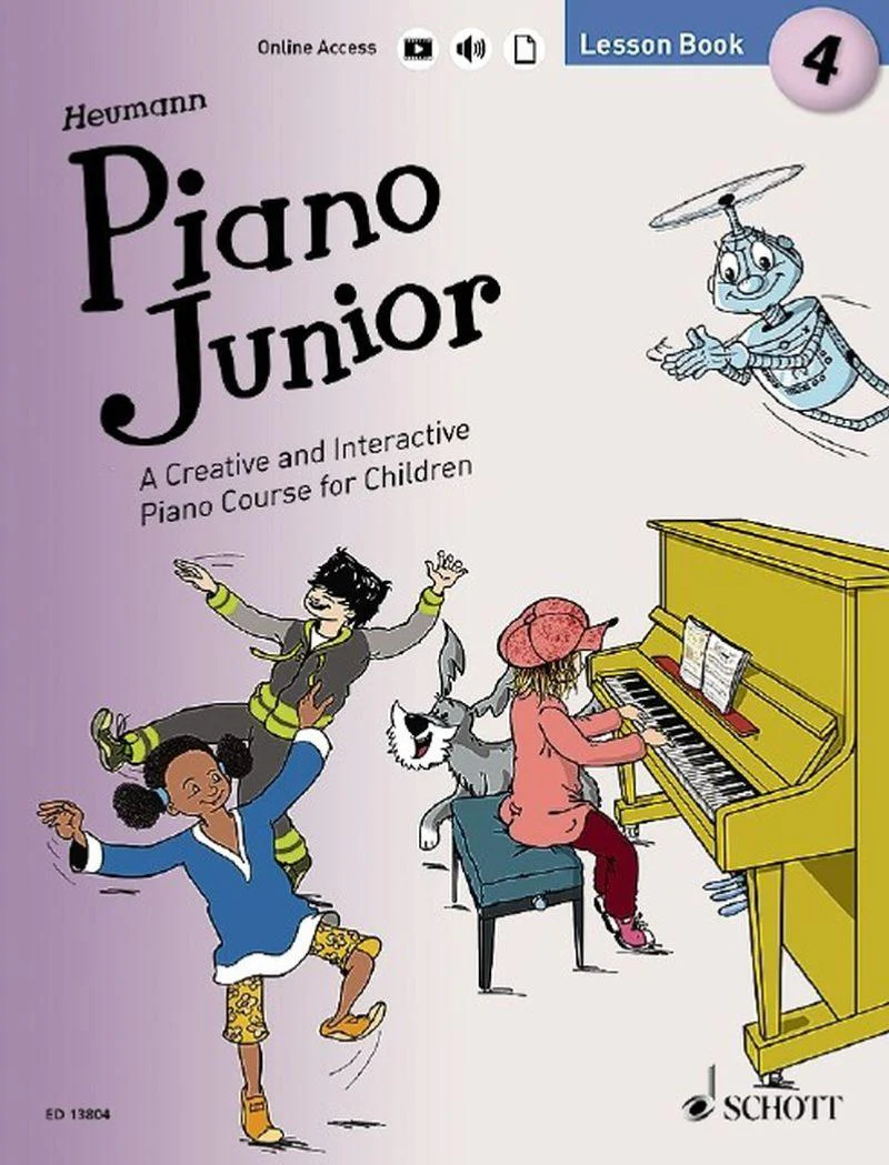 Heumann Hans Gunter - Piano Junior : Lesson Book 4 +online Access
