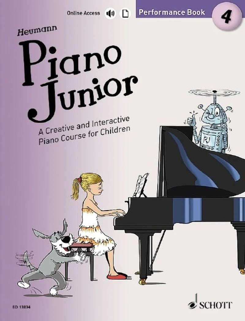 Heumann Hans Gunter - Piano Junior : Performance Book 4 +online Access
