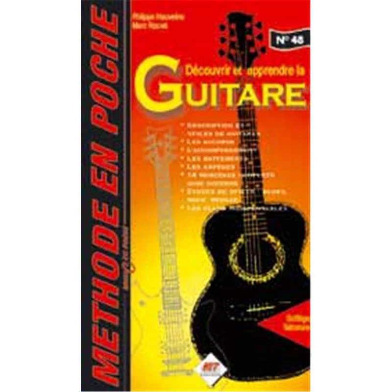 Heuvelinne Philippe/rouve Marc - Decouvrir et Apprendre la Guitare Methode en Poche Vol.48