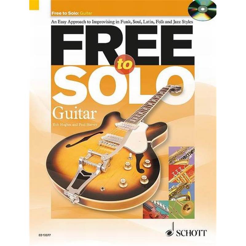 Hugues / Harvey - Free To Solo Guitare + Cd