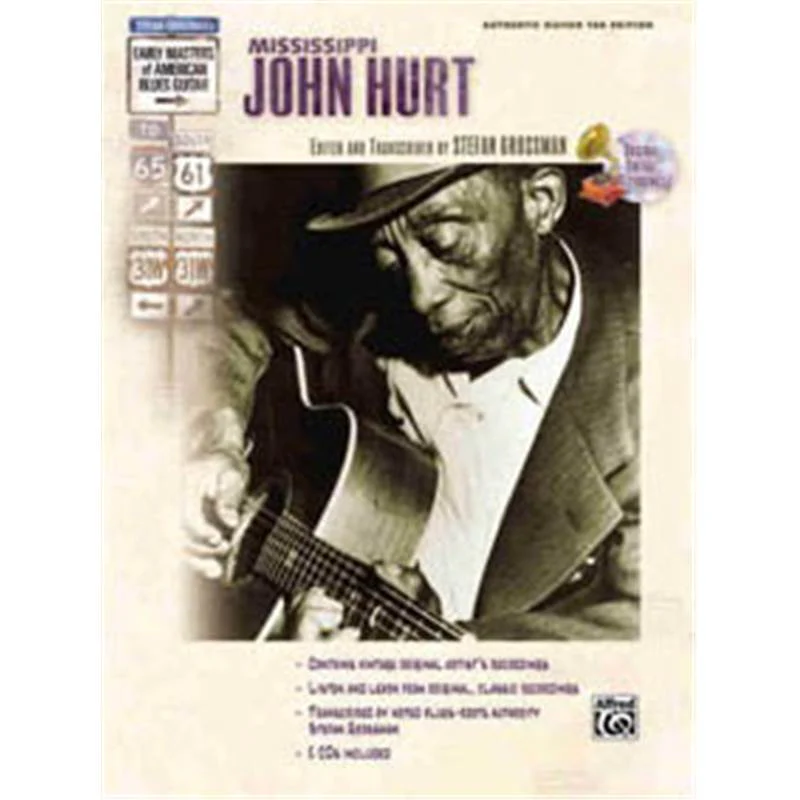 Hurt John - Mississippi Masterscountry Blues Tab. avec audio accès