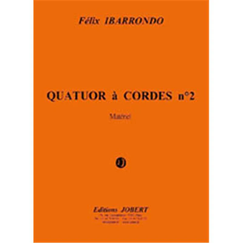 Ibarrondo Felix - Quatuor A  Cordes N°2 - Quatuor A Cordes (parties Separees)