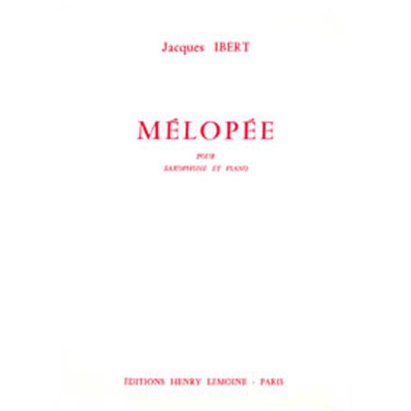 Ibert Jacques - Melopee - Saxophone et Piano