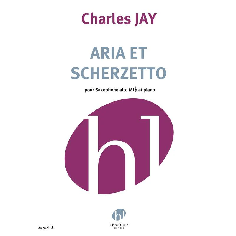 Jay Charles - Aria et Scherzetto - Saxophone et Piano