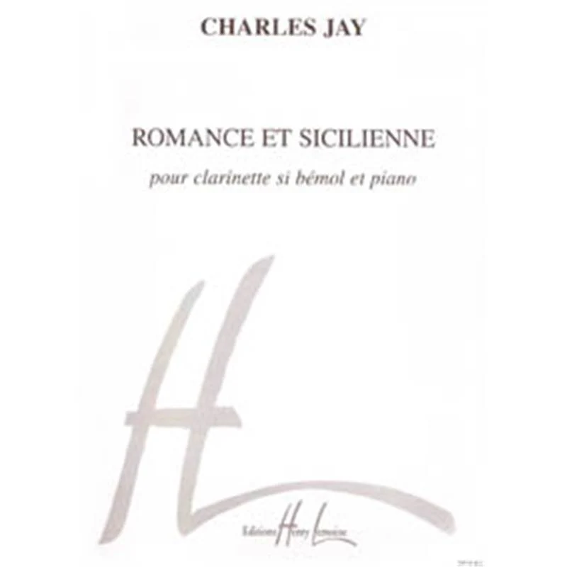 Jay Charles - Romance et Sicilienne - Clarinette et Piano