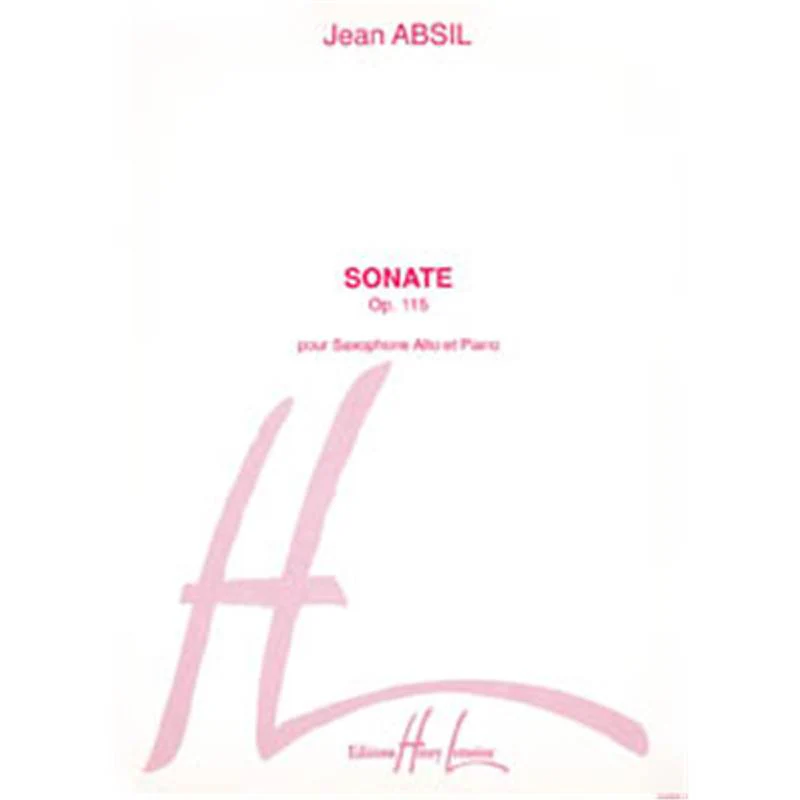 Jean Absil - Sonate Op.115 - Saxophone Mib et Piano