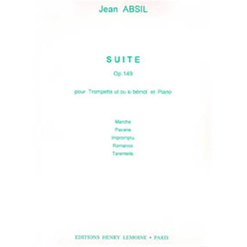Jean Absil - Suite Op.149 - Trompette et Piano