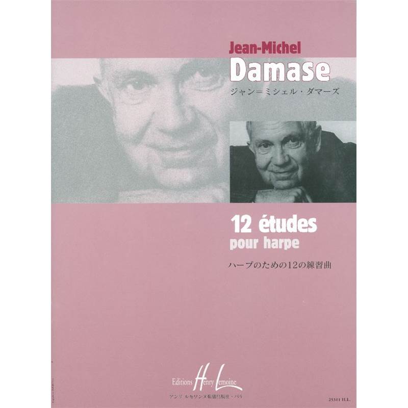 Jean-Michel Damase - 12 Etudes - Harpe