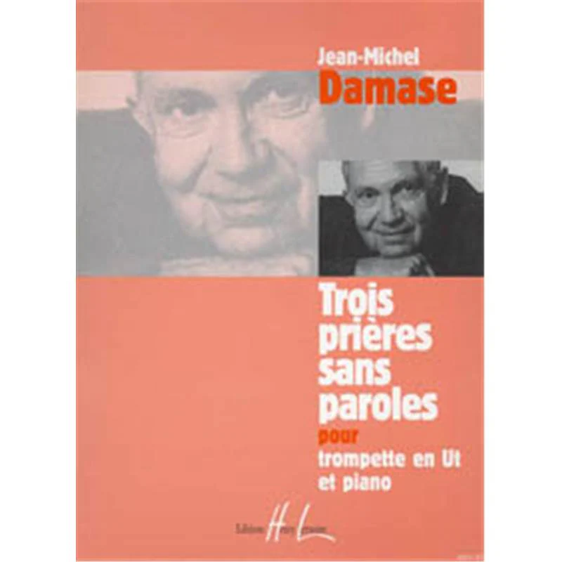 Jean-Michel Damase - 3 Prieres sans Paroles - Trompette et Piano